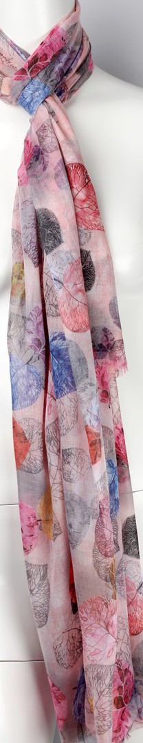 Printed  scarf pink Style:SC/4467/PNK image 0